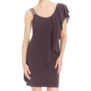 Betsy & Adam Women's Embellished One Shoulder